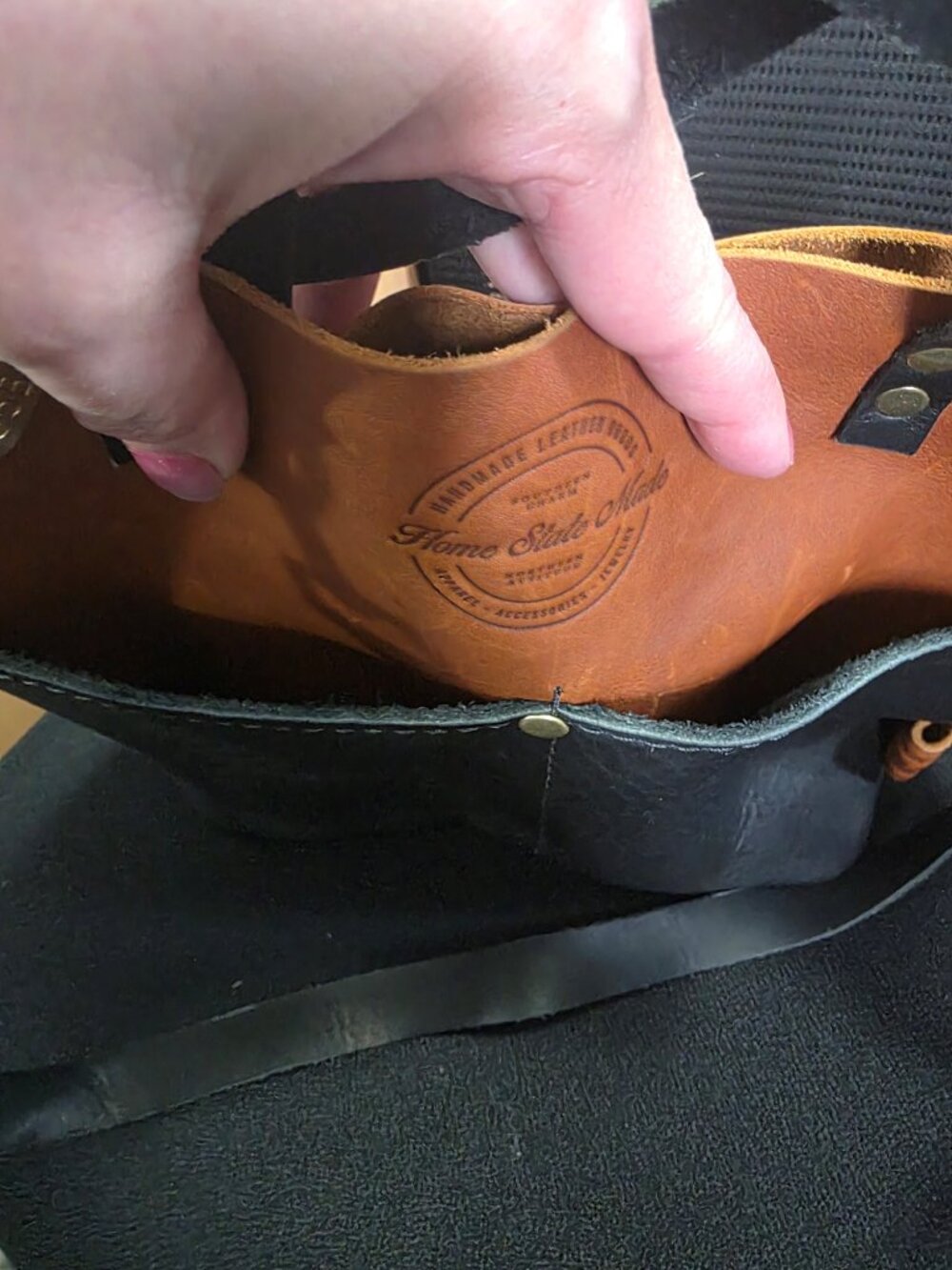 Home State Made Leather small tote - Picture 6 of 6